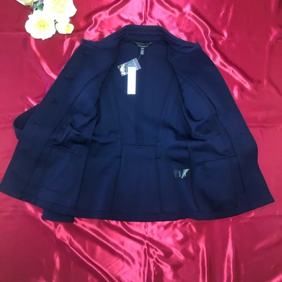 ⭐️NEW⭐️White House Black Market (WHBM) Luxe Stretch Safari Jacket - Picture 8 of 10